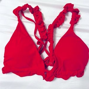 Red bathingsuit top !